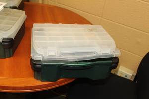 lot 438 image: Tackle Logic Wal-mart FLW tour Plastic Tackle Box