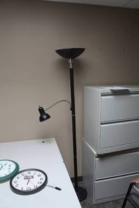 lot 477 image: 72 2-Light Floor Lamp