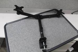 lot 296 image: Wali Dual Monitor Desk Mount
