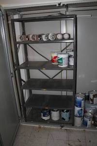 lot 152 image: Metal Shelving Unit 6-shelf