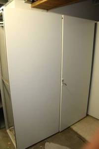 lot 153 image: Rittal Industrial Open-Side Storage Cabinet 2-door