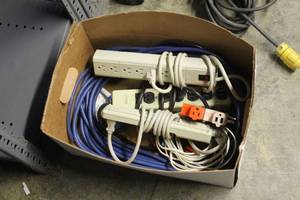 lot 162 image: Power Strips and Power Cords