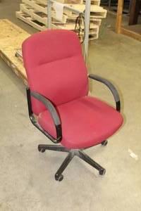 lot 187 image: Rolling Office Arm Chair