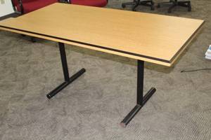 lot 622 image: MetalWood Top Office Table