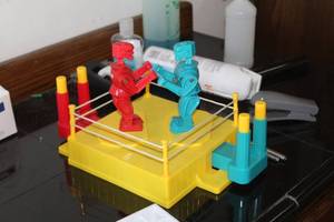 lot 636 image: Rock Em Sock Em Robots