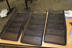 lot 638 image: Lot of (3) Hanging Display Holders