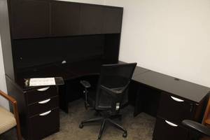 lot 651 image: Office Desk with Office Chair