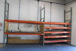 lot 685 image: Pallet Racking with (3) Uprights, (14) Beams, (14) Grates