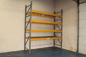 lot 687 image: Pallet Racking with (2) Uprights, (8) Beams, (8) Grates