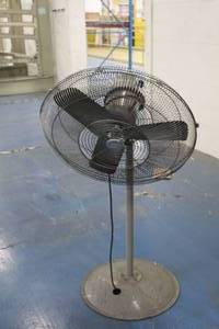 lot 696 image: Con-Tech Industrial Pedestal Floor Fan