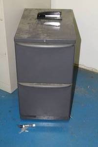 lot 710 image: File Cabinet 2-drawer