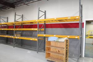 lot 749 image: Pallet Racking with (4) Uprights, (16) Beams, (12) Grates