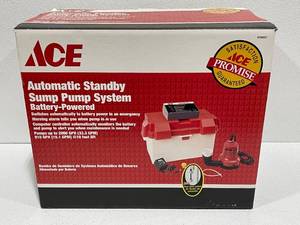 lot 42 image: Battery Back Up Sump Pump System New