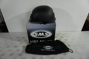 NEW SMS Skull Cap Motorcycle Helmet - XS