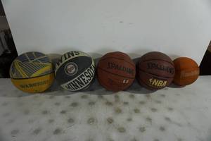 Assorted Basketballs - Golden State Warriors, Minnesota Twins