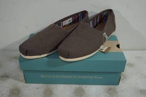 NEW Toms Alpargata Ash Canvas Shoes - Womens 7
