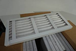 12 SC MERV 8 Pleated Air Filters - 8.5 x 20 x 1