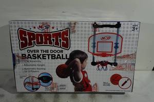 NEW NSG Sports Over the Door Basketball Hoop