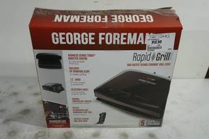 NEW George Foreman 5 Serving Electric Grill and Panini Press
