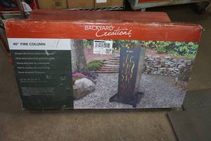 NEW Backyard Creations 40 Fire Column Burning Pit