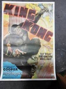 Vintage King Kong Poster 29x20