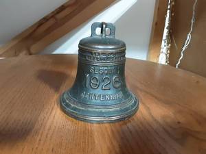 Cast Iron Liberty Bell Coin Bank 4-12 Tall