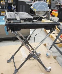 lot 2 image: Sliding Tile Saw--$1200.00 Original Cost