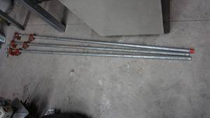 lot 90 image: Lot Of 3 Clamps   78 Long Each