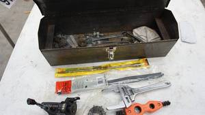 lot 116 image: Toolbox Full Of Miscellaneous Items