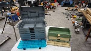 lot 121 image: Two Tackle Boxes With Some Fishing Tackle