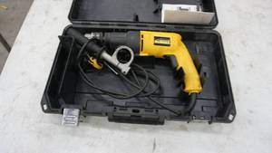 lot 135 image: DeWalt Hammer Drill In Carrying Case