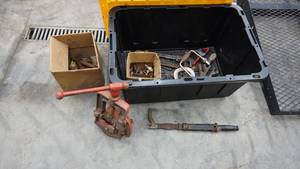 lot 146 image: Tote Filled With Miscellaneous Tools