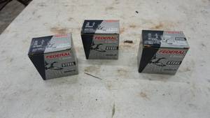 lot 151 image: Federal Classic Magnum 12 Gauge Steel Shot Shells--- (3 Boxes)