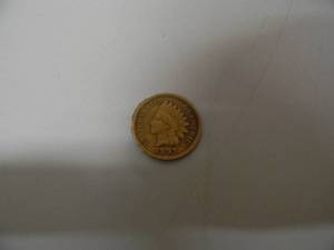 lot 19 image: 1897 Indian Head 1c One Cent Penny - With Full Liberty - US Coin - NICE PIECE - SEE PICTURES