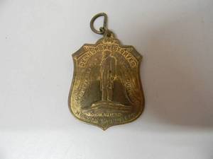 lot 20 image: 1930 Knute Nelson Medal Governor, War Hero, Civil War Monument Minneapolis MN - WESTERN BADGE & NOVELTY CO. ST. PAUL MINN. - GREAT RARE PIECE - SEE PICTURES