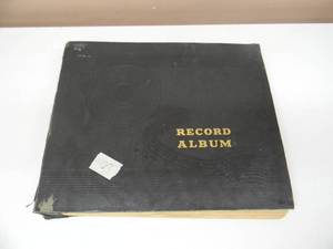 lot 27 image: 9 VINTAGE 10 78 RPM RECORDS IN VINTAGE RECORD BOOK - MELOTONE, PURITAN, CLIMAX, CAMEO, DECCA, VICTOR - FANTASTIC COLLECTION - SEE PICTURES