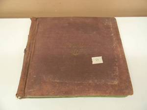 lot 28 image: 8 VINTAGE 10 78 RPM RECORDS IN VINTAGE RECORD ALBUM - VICTOR, MELOTONE, MERCURY, COLUMBIA, PERFECT, VICTROLA - FANTASTIC COLLECTION - SEE PICTURES
