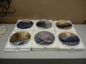 lot 46 image: W.F. George The Faces of Nature Collection Limited Edition - Wolf Ridge - Canyon of the Cat - Two Bears Camp - Wintering with the Wapiti - Within Sunrise - Wambli Okiye - GREAT SET - SEE PICTURES