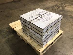 Pallet with 11 cases Corso Italia  Aqua White 3D 12 in. x 22 in. Ceramic Wall Tile (12.83 sq. ft.Case)