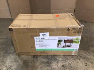Stylewell 80 Qt. Brown Woodgrain Cooler with Black see pictures