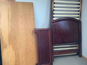 Twin Bed Headboard, footboard, frame
