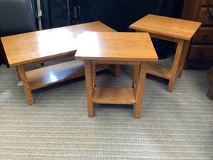 Coffee and 2 side tables