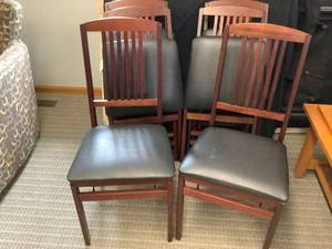 Set of 6 Folding Chairs