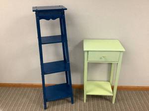 Shelf and Side Table