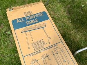 Utility Table & Tarps