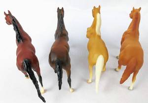 lot 20 image: Breyer Paddock Pals Saddle Club 1021  1022  1023  1024 Belle Prancer Moonglow Delilah
