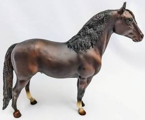 lot 63 image: Vintage Breyer 710197 Iron Metal Chief and 878 Double Take - Morgan- Limited Edition