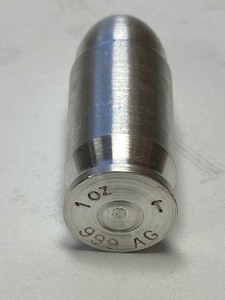 (1) 1oz Silver Bullet Replica Bullion