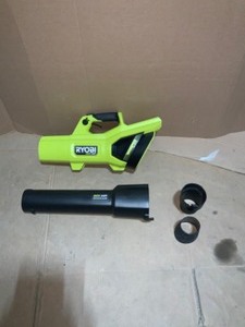 lot 26 image: RYOBI 40V HP Brushless 190 MPH 730 CFM Cordless Battery Jet Fan Leaf Blower (Tool Only). See Pictures