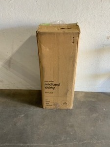 lot 31 image: Veradek Midland 30 in. Black Plastic Tall Square Planter (2-Pack). See Pictures